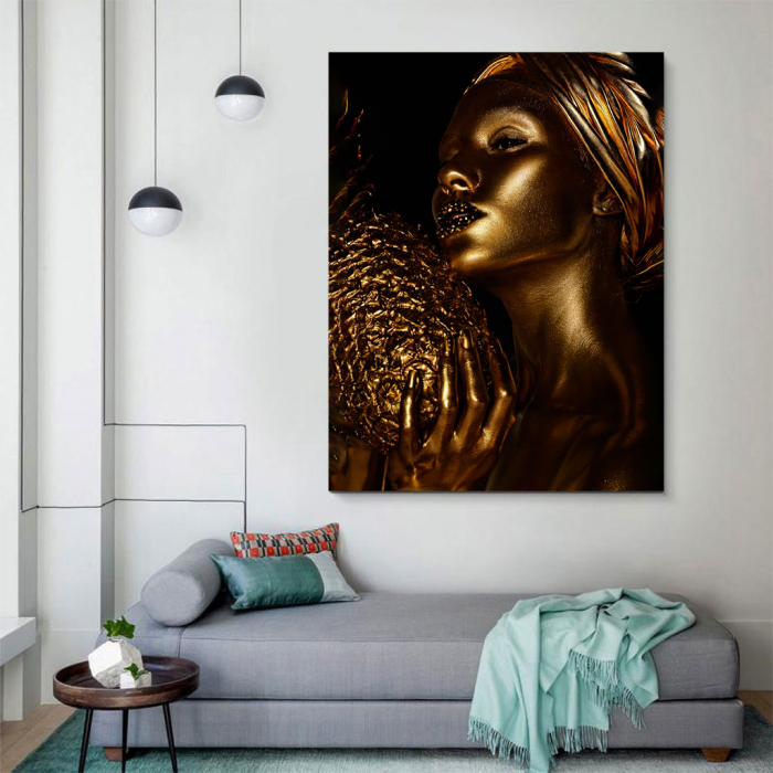 Tablou Canvas - African Gold 3 [4]