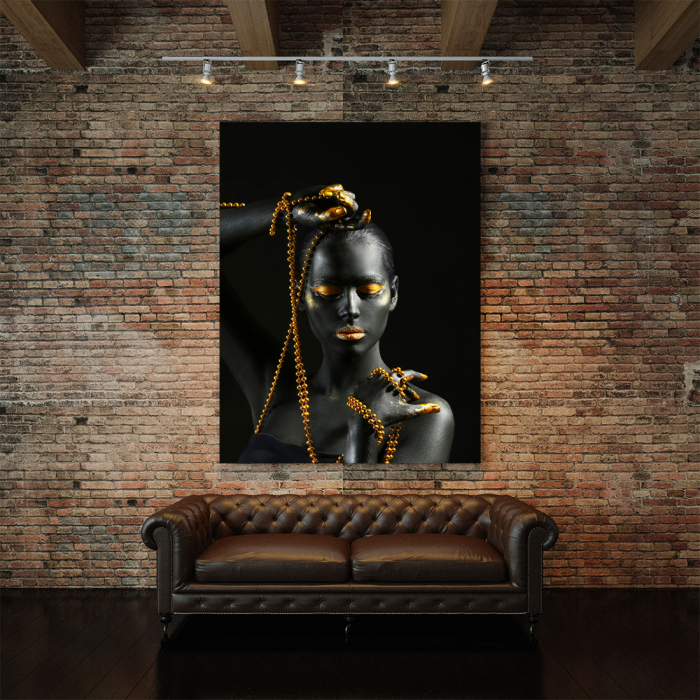 Tablou Canvas - Gold in new style [3]