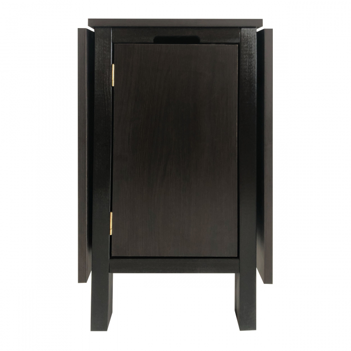 Set masă pliantă cu 4 scaune de bucătărie,wenge [5]