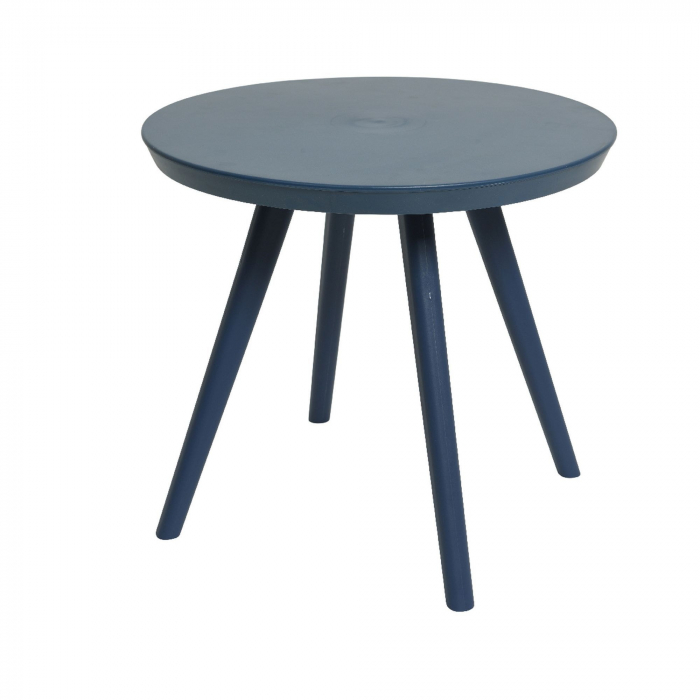 Set mobilier grădină din plastic,albastru din 3 piese [3]