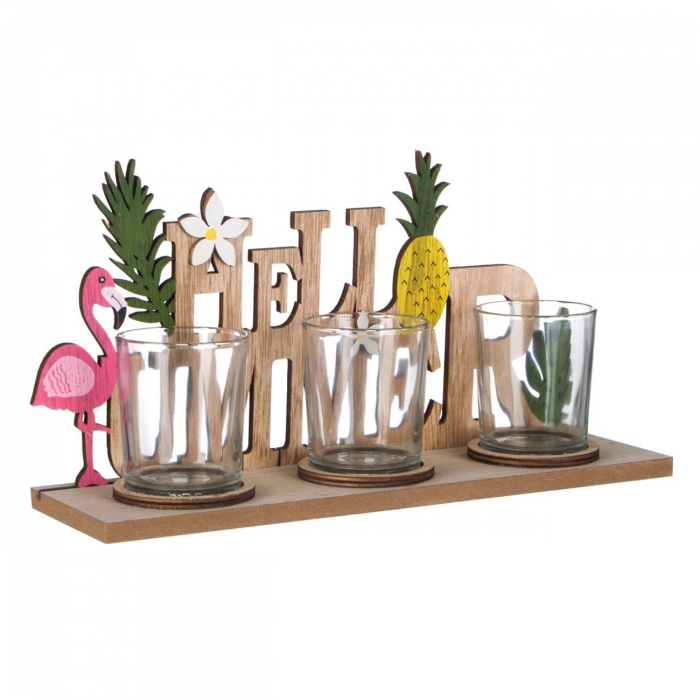 Suport lumânări „Hello Summer”28x8x14 cm [2]