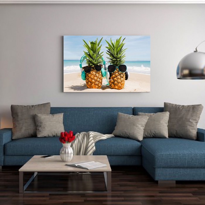 Tablou Canvas - Ananas Mood [2]