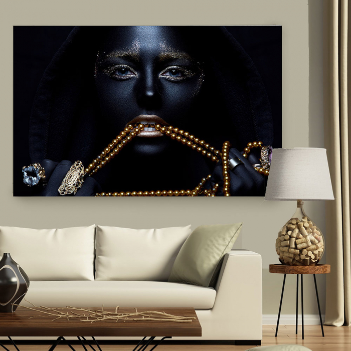 Tablou Canvas - Black & Gold [3]