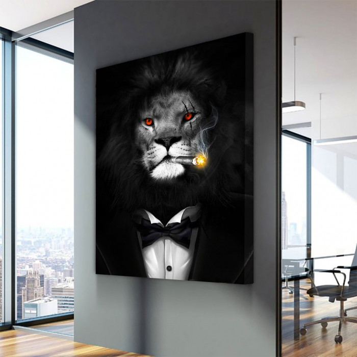 Tablou Canvas - Mob Lion [3]