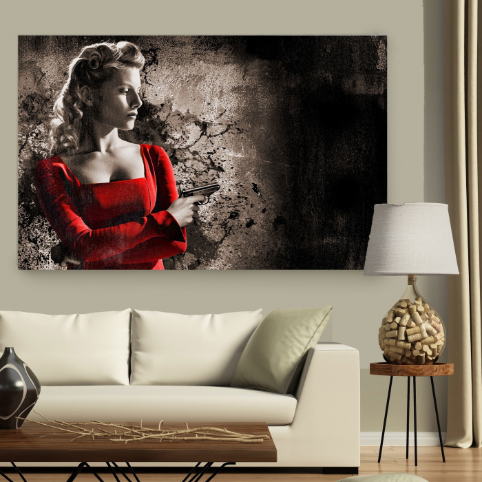 Tablou Canvas - Woman in Red [4]
