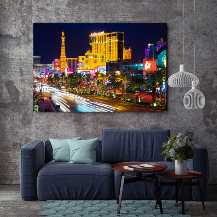 Tablou Canvas - Las Vegas Timelapse [2]
