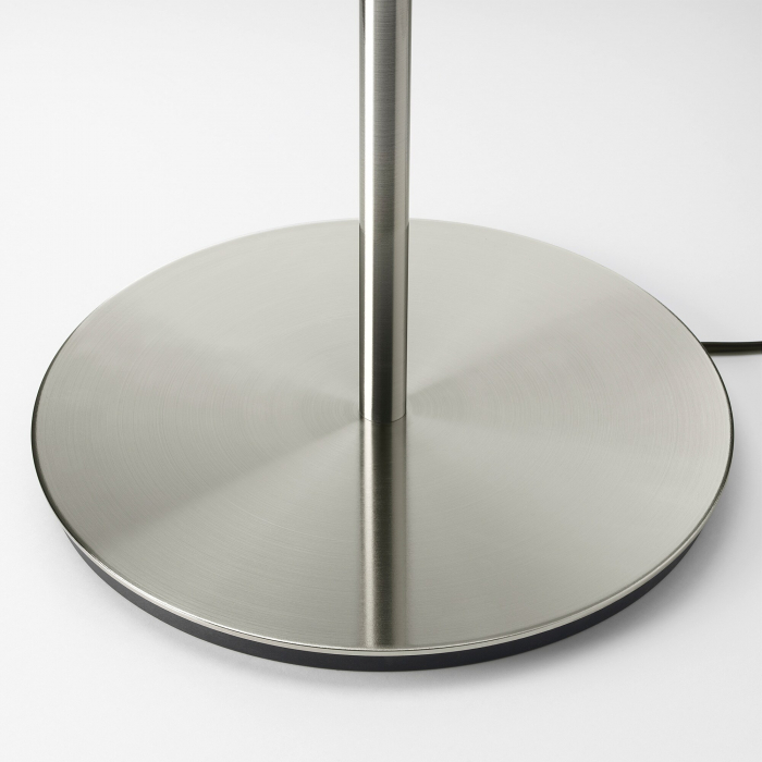 Veioză Dora, albă, cu bază metalică - 41cm [6]
