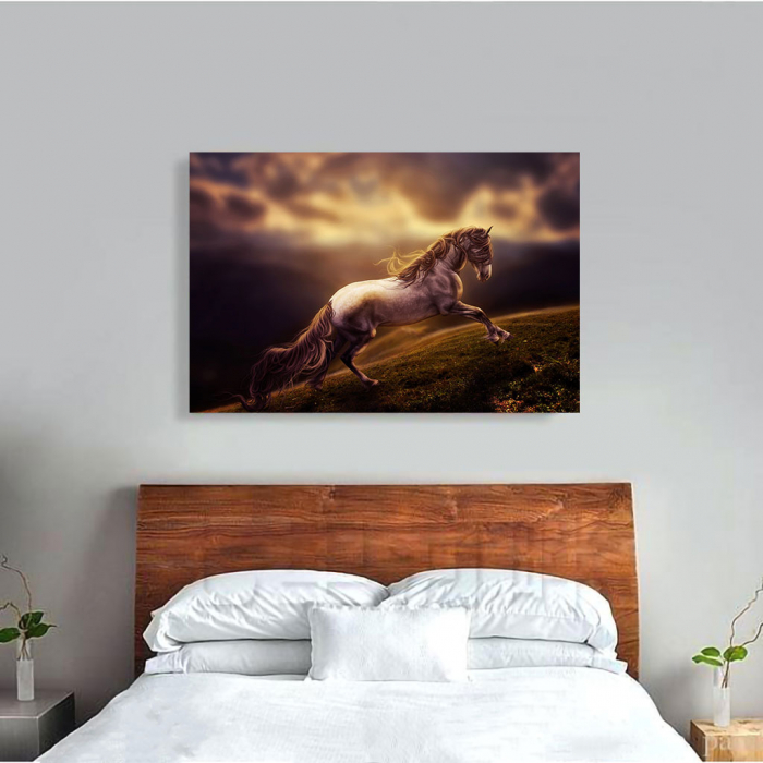 Tablou Canvas - Running horse [3]