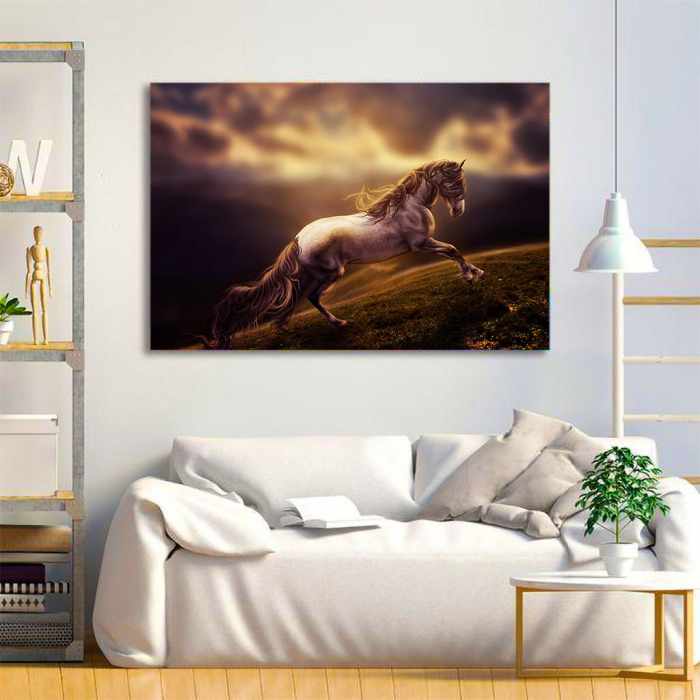 Tablou Canvas - Running horse [4]