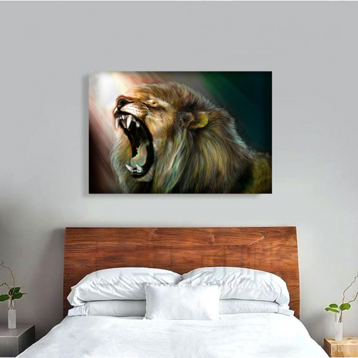 Tablou Canvas -Lion roar [2]