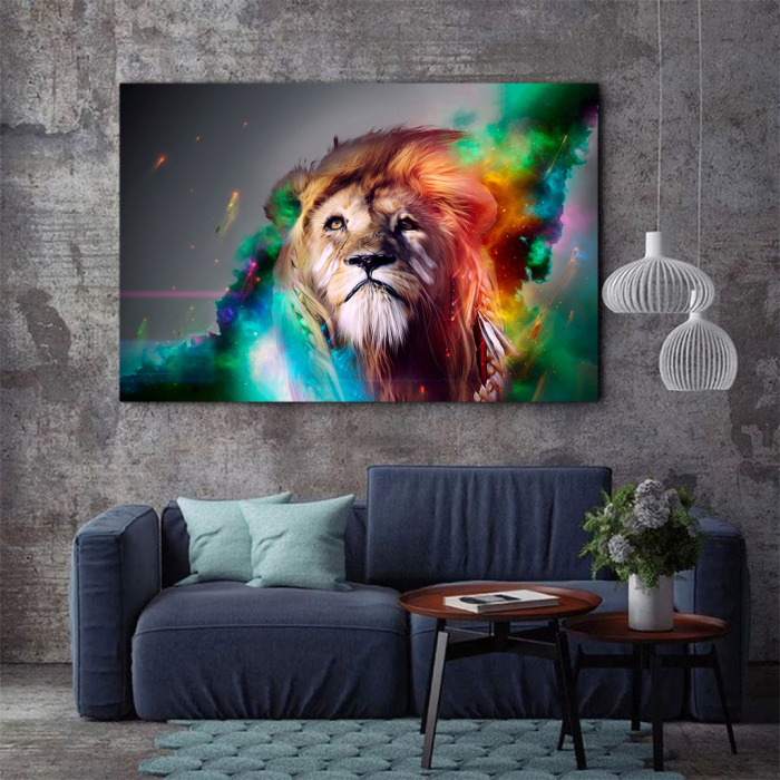 Tablou Canvas - Astra lion [2]