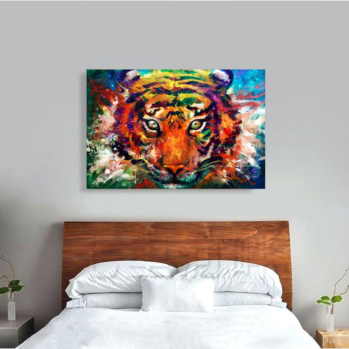 Tablou Canvas - Tiger artwork [3]