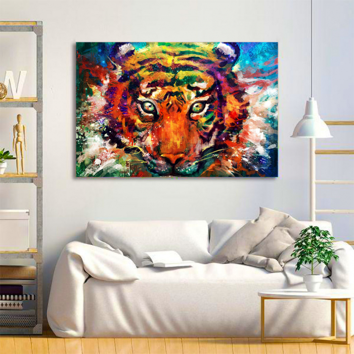 Tablou Canvas - Tiger artwork [4]