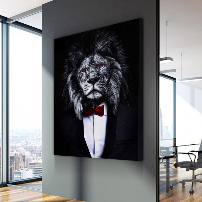 Tablou Canvas - Corporate lion [3]