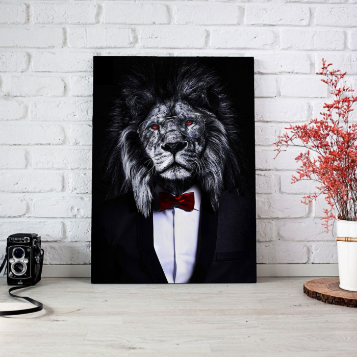Tablou Canvas - Corporate lion [4]