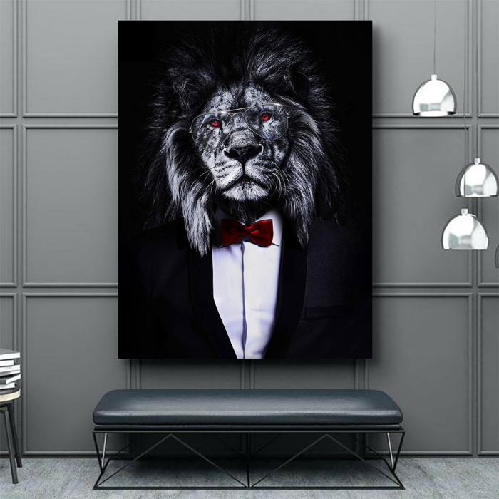 Tablou Canvas - Corporate lion [5]