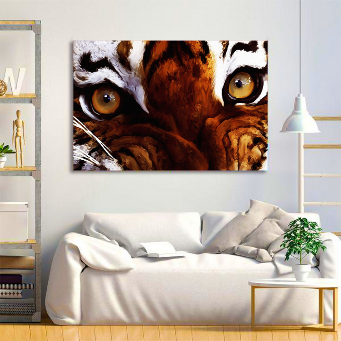 Tablou Canvas - Tiger eyes [2]