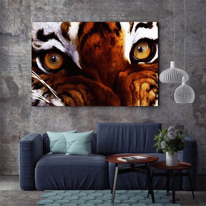 Tablou Canvas - Tiger eyes [3]