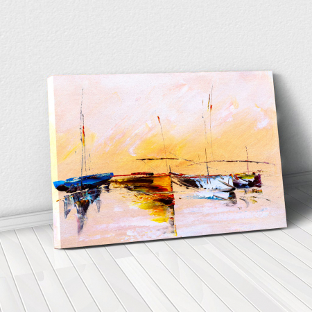 Decor de perete - Tablou Canvas - Painting Boat