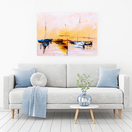 Tablou Canvas - Painting Boat [1]