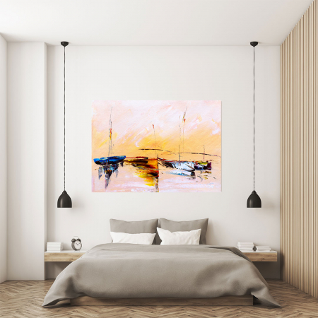 Tablou Canvas - Painting Boat [3]