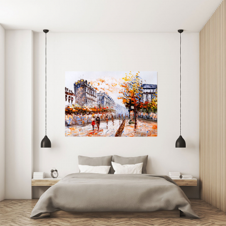 Tablou Canvas - Autumn over town [3]