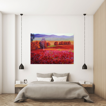 Tablou Canvas - Red Autumn [3]