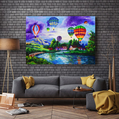 Tablou Canvas - Fire Ballon [2]