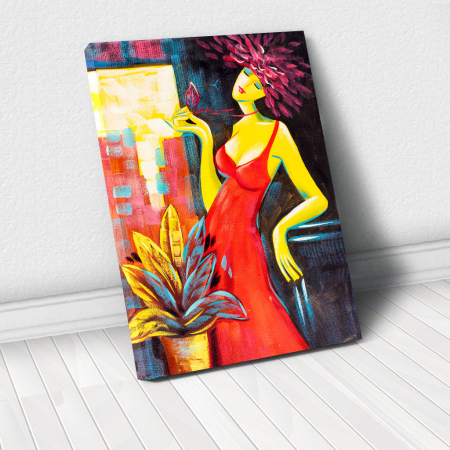 Abstract - Tablou Canvas -  Passionate Lady