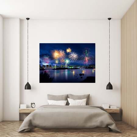Tablou Canvas - Tokyo Fireworks [3]