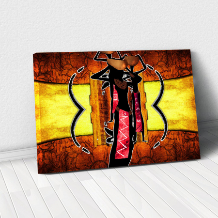 Abstract - Tablou Canvas - African Ethno Ilustration