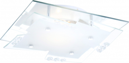 Plafoniere lustre si aplice - Plafoniera , 1 x E27, alba