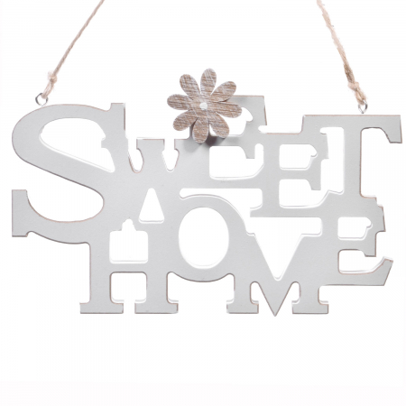 Decorațiuni supendate - Decorațiune din lemn „Sweet Home”