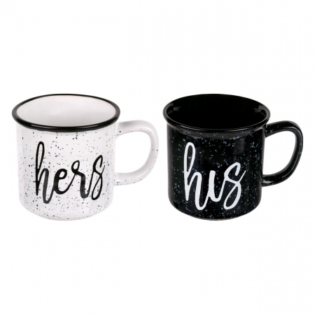 Set 2 căni ”His & Hers” 330ml [0]