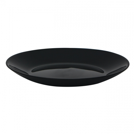 Farfurie neagră pentru servire.18 cm. [2]