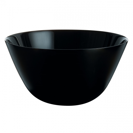 Veselă - Bol negru  pentru salată 390 ml.
