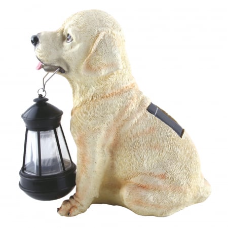 Decorațiuni pentru Gradină - Lampă solară LED-câine cu felinar