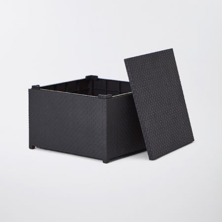 Set mobilier grădină, canapea + masă + 2 fotolii, culoare gri [5]