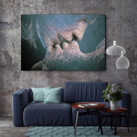 Tablou Canvas - Abstract Kiss [2]