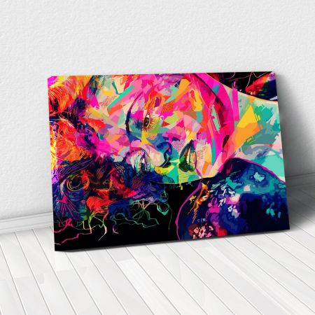 Abstract - Tablou Canvas - Multicolor art