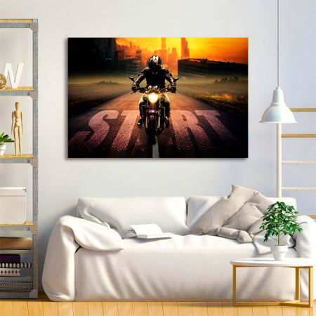 Tablou Canvas - Moto [1]