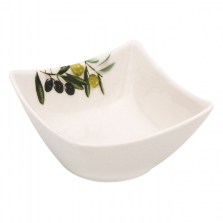 Veselă - Bol pătrat pentru servire,din ceramică,200 ml