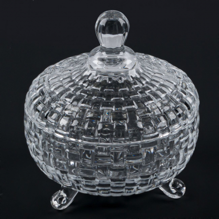 Bombonieră din sticlă transparentă 230 ml [3]