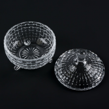 Bombonieră din sticlă transparentă 230 ml [1]