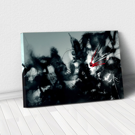 Alb - Negru - Tablou Canvas - Creative art