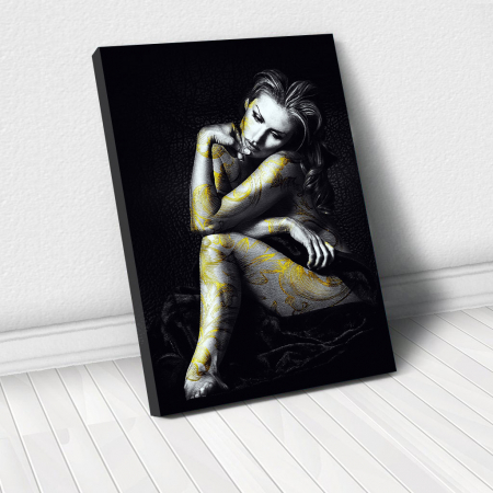 Decor de perete - Tablou Canvas - Golden beauty