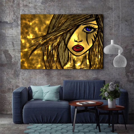Tablou Canvas - Golden art [2]