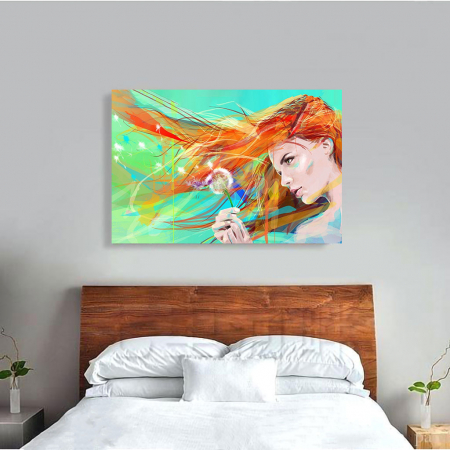 Tablou Canvas - Red head [3]