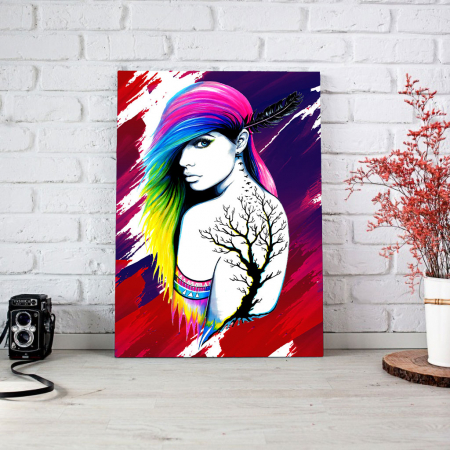 Tablou Canvas - Tattoo creativ [1]