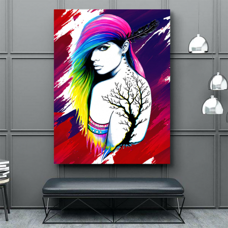 Tablou Canvas - Tattoo creativ [2]